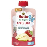 Holle Bio Organic Пюре Apple Ant с яблоком/бананом/грушей (6мес +) 100г